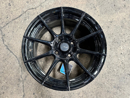 New 15X7 ET35 Advanti Storm S1 Rim (4 wheel) Gloss Black 4X100