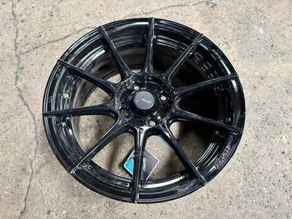 New 15X7 ET35 Advanti Storm S1 Rim (4 wheel) Gloss Black 4X100
