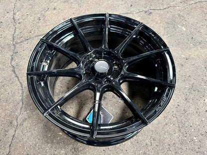 New 15X7 ET35 Advanti Storm S1 Rim (4 wheel) Gloss Black 4X100