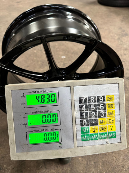 New 15X7 ET35 Advanti Storm S1 Rim (4 wheel) Gloss Black 4X100