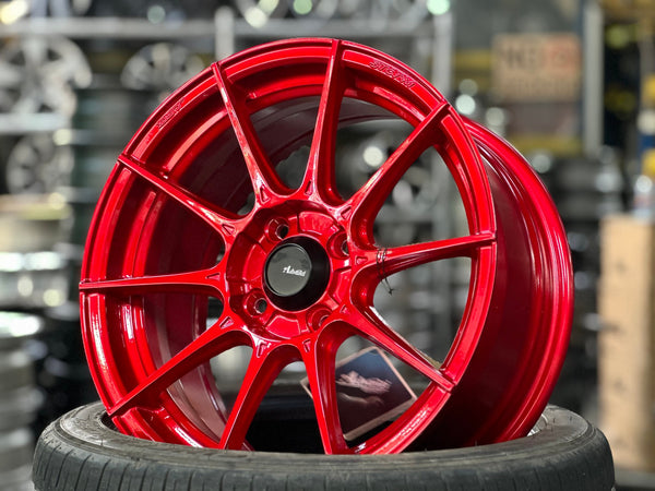 New 15X7 ET35 Advanti Storm S1 Rim (4 wheel) Gloss Red 4X100