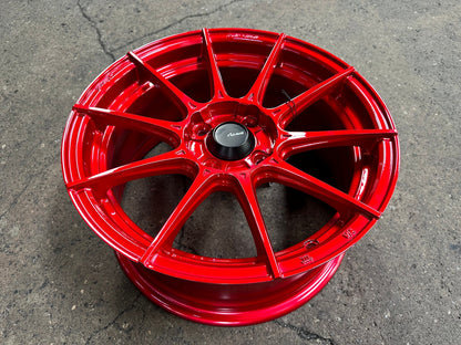 New 15X7 ET35 Advanti Storm S1 Rim (4 wheel) Gloss Red 4X100