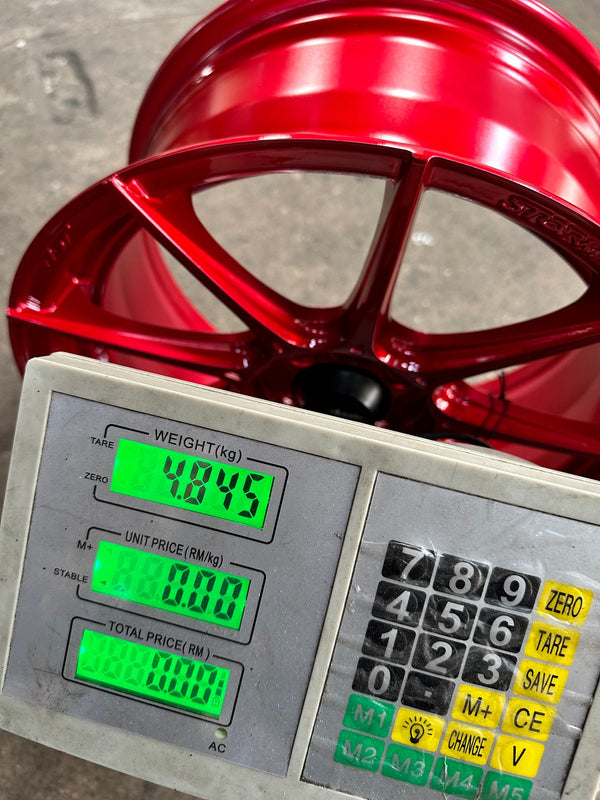 New 15X7 ET35 Advanti Storm S1 Rim (4 wheel) Gloss Red 4X100