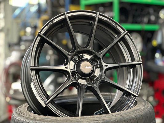 New 15X7 ET35 Advanti Storm S1 Rim (4 wheel) Matt Black 4X100