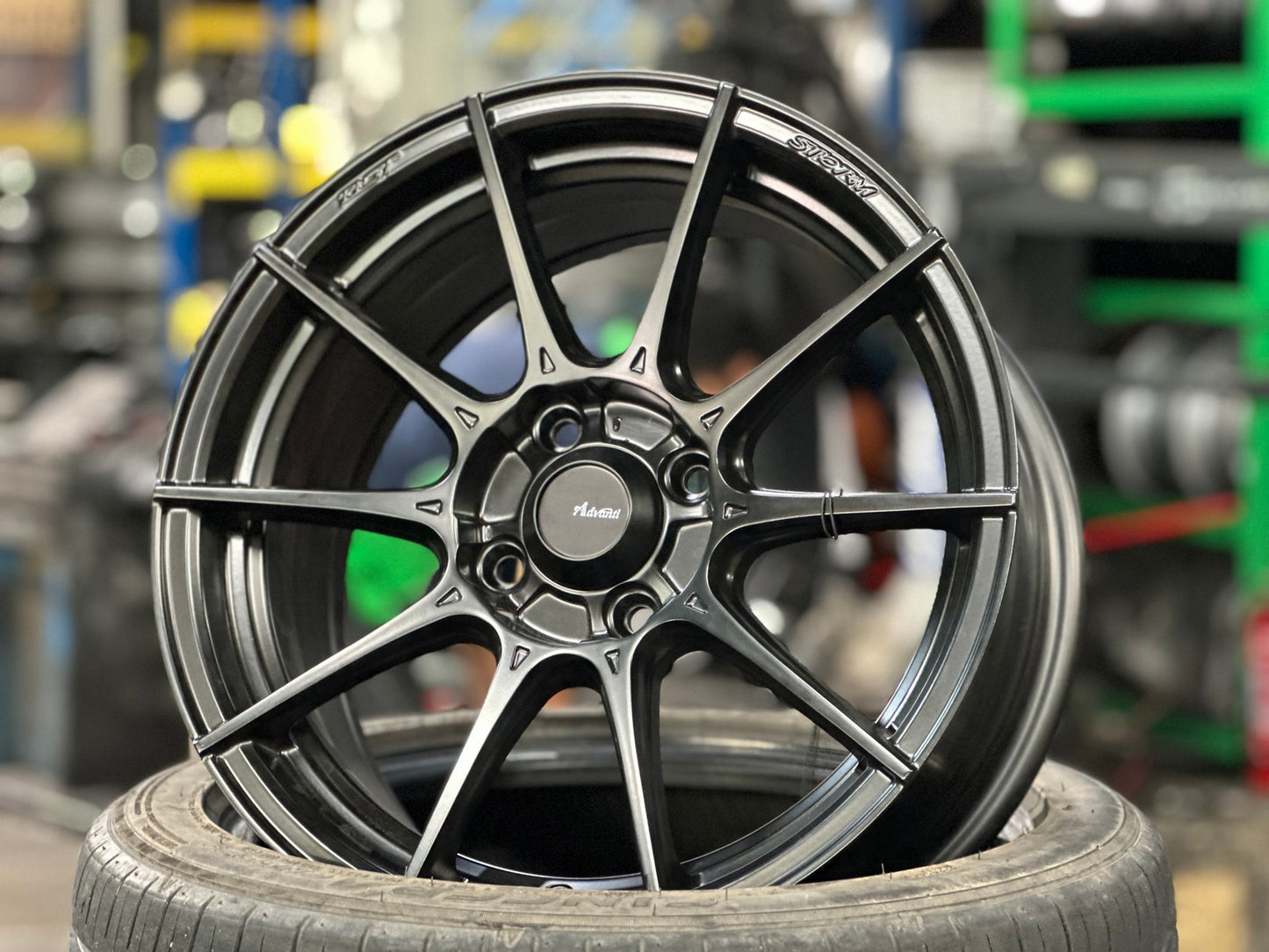 New 15X7 ET35 Advanti Storm S1 Rim (4 wheel) Matt Black 4X100