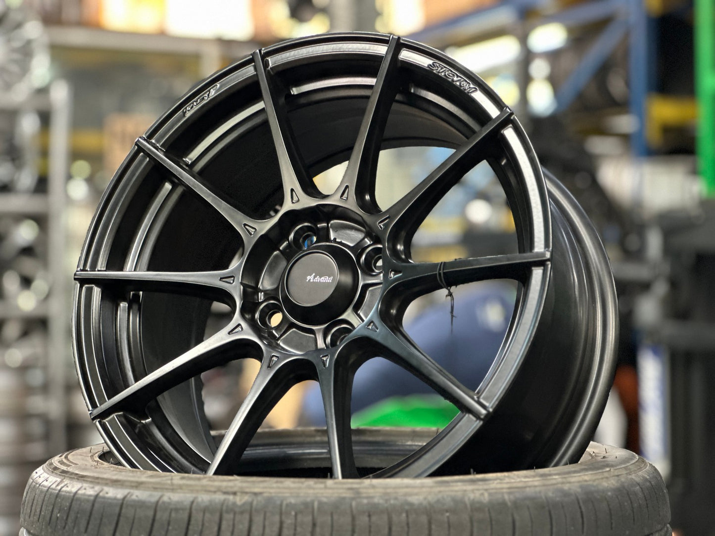 New 15X7 ET35 Advanti Storm S1 Rim (4 wheel) Matt Black 4X100