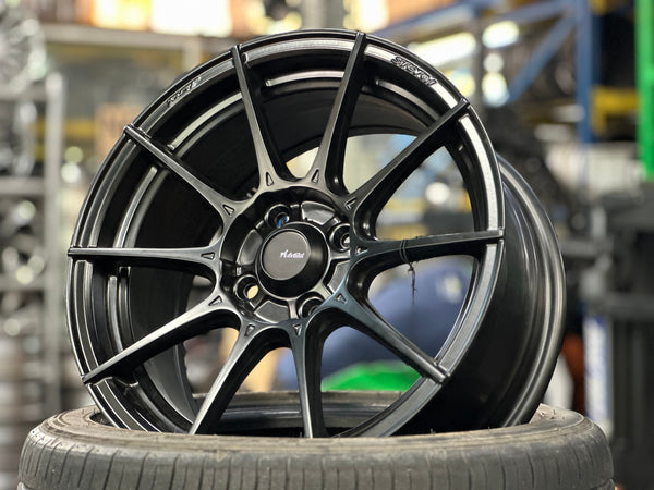 New 15X7 ET35 Advanti Storm S1 Rim (4 wheel) Matt Black 4X100