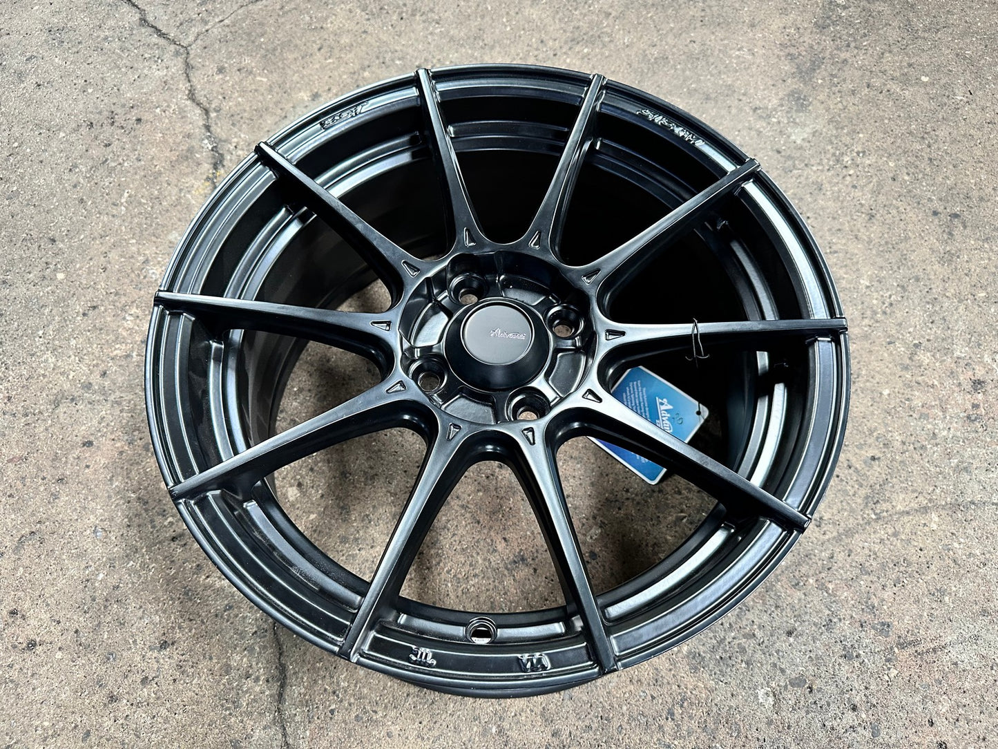 New 15X7 ET35 Advanti Storm S1 Rim (4 wheel) Matt Black 4X100