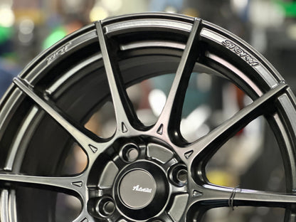 New 15X7 ET35 Advanti Storm S1 Rim (4 wheel) Matt Black 4X100