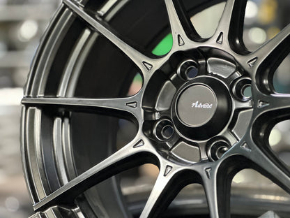 New 15X7 ET35 Advanti Storm S1 Rim (4 wheel) Matt Black 4X100