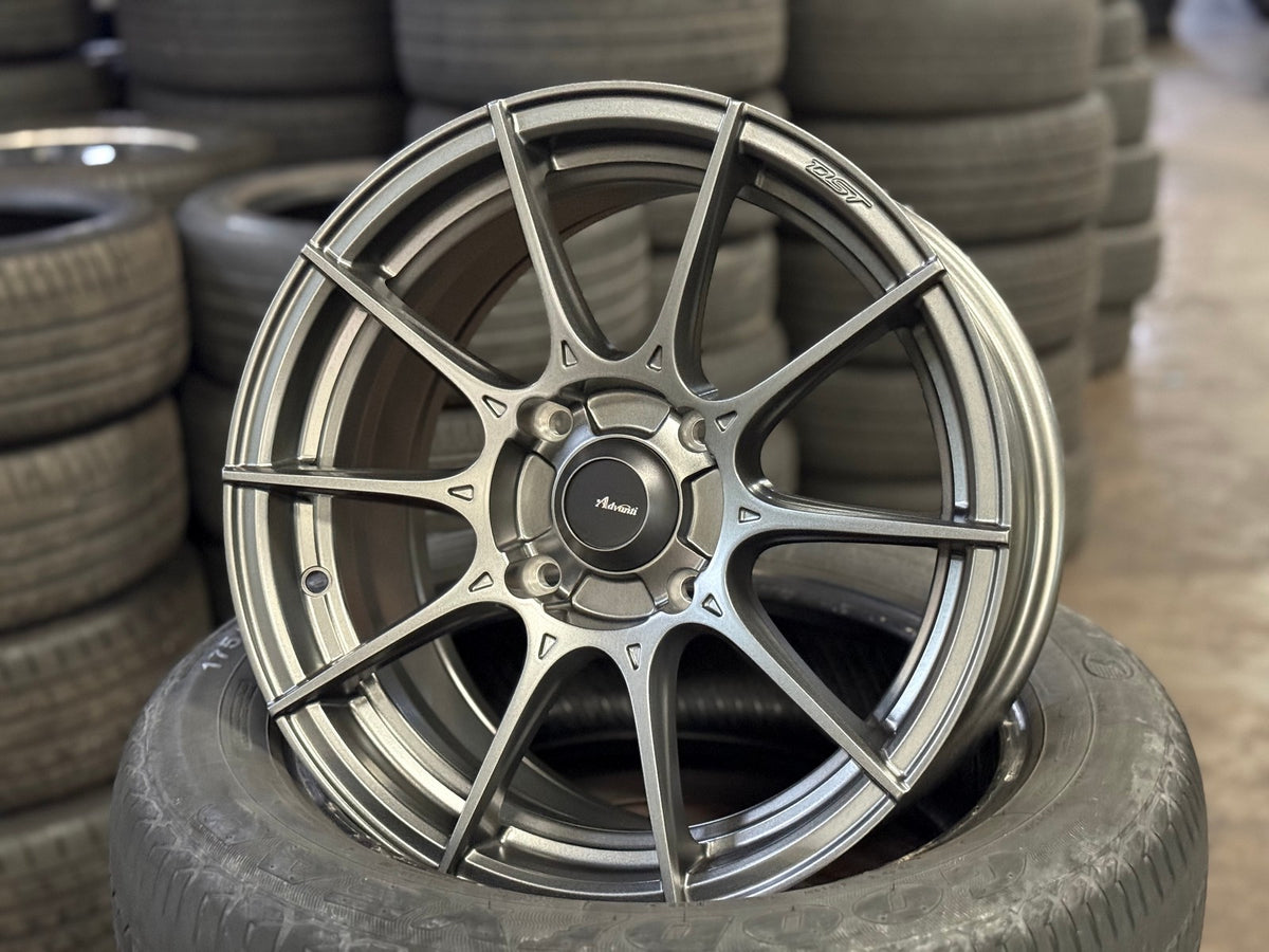 New 15X7 ET35 Advanti Storm S1 Rim (4 wheel) Matt Gunmetal 4X114.3