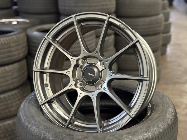 New 15X7 ET35 Advanti Storm S1 Rim (4 wheel) Matt Gunmetal 4X114.3