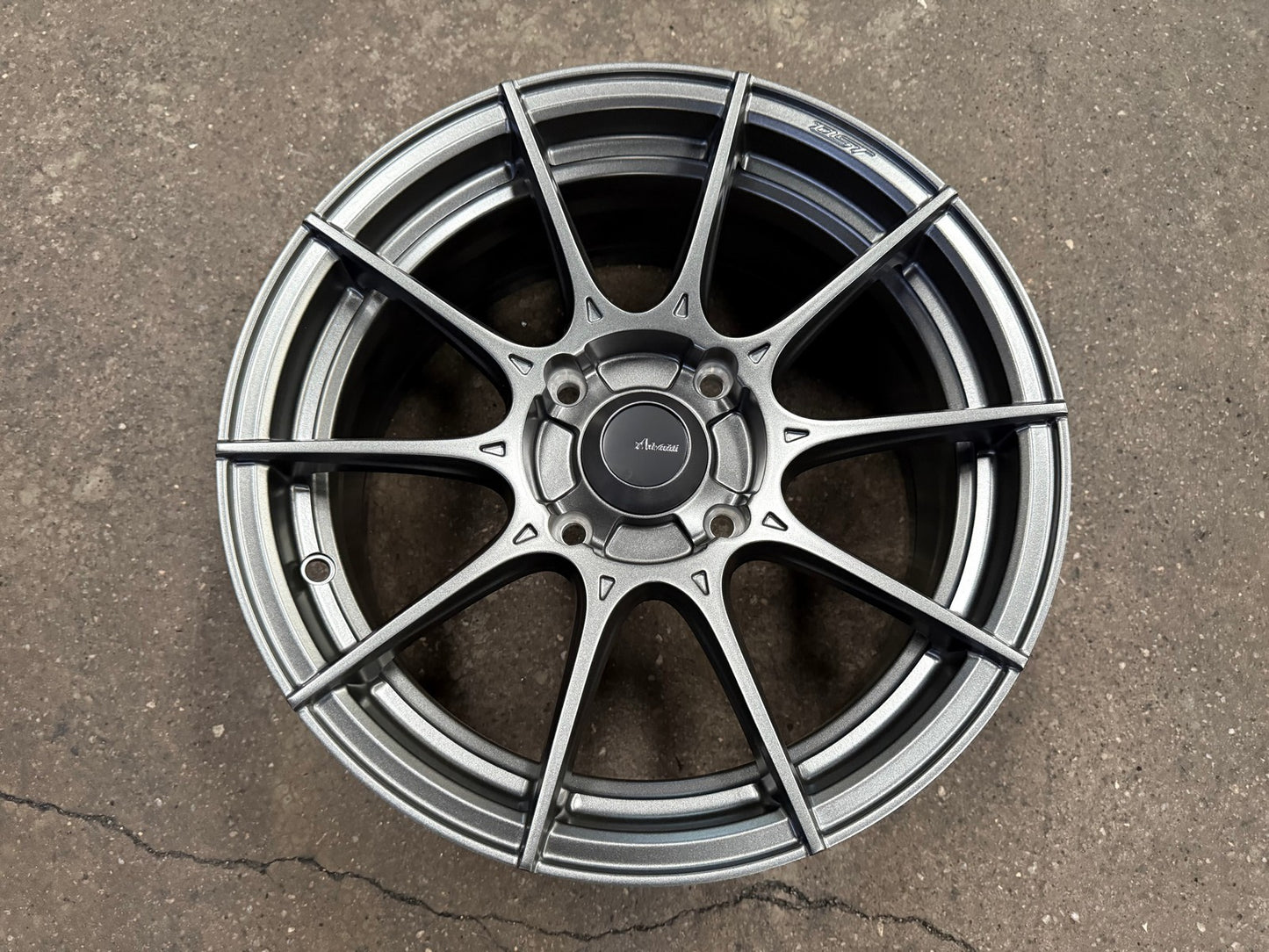 New 15X7 ET35 Advanti Storm S1 Rim (4 wheel) Matt Gunmetal 4X114.3
