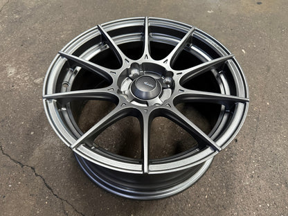 New 15X7 ET35 Advanti Storm S1 Rim (4 wheel) Matt Gunmetal 4X114.3