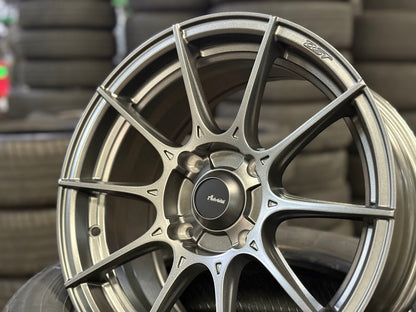 New 15X7 ET35 Advanti Storm S1 Rim (4 wheel) Matt Gunmetal 4X114.3