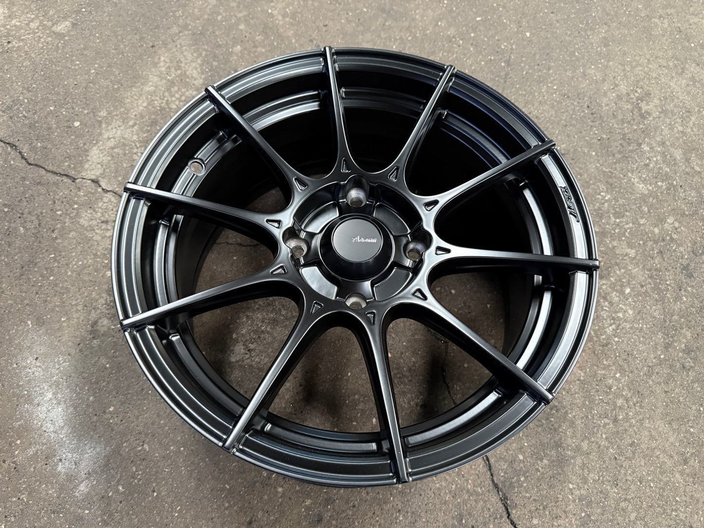 New 15X7 ET35 Advanti Storm S1 Rim (4 wheel) Matt Black 4X114.3