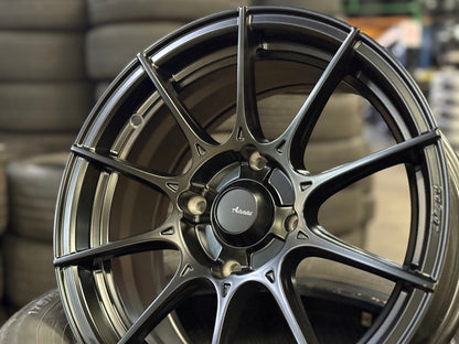 New 15X7 ET35 Advanti Storm S1 Rim (4 wheel) Matt Black 4X114.3