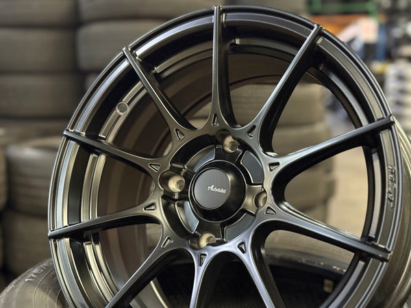 New 15X7 ET35 Advanti Storm S1 Rim (4 wheel) Matt Black 4X114.3