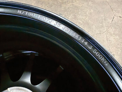 New 15X7 ET35 Advanti Storm S1 Rim (4 wheel) Matt Black 4X114.3