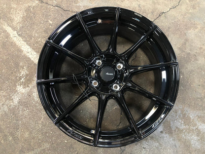 New 16X7 ET38 Advanti Storm S1 Rim (4 wheel) Gloss Black 4X100