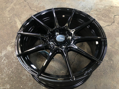 New 16X7 ET38 Advanti Storm S1 Rim (4 wheel) Gloss Black 4X100