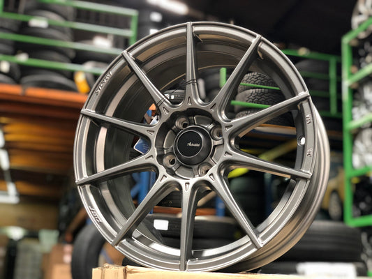 New 16X7 ET38 Advanti Storm S1 Rim (4 wheel) Matt Gunmetal 4X100