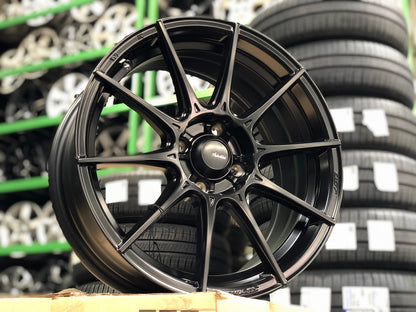 New 16X7 ET38 Advanti Storm S1 Rim (4 wheel) Matt Black 4X100