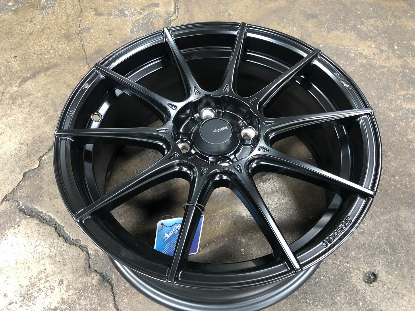 New 16X7 ET38 Advanti Storm S1 Rim (4 wheel) Matt Black 4X100