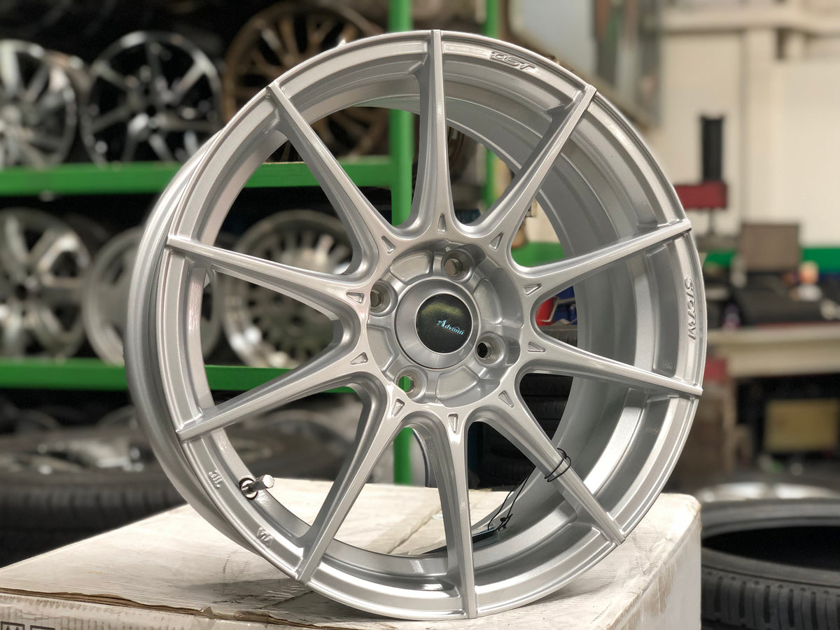 New 16X7 ET38 Advanti Storm S1 Rim (4 wheel) Gloss Silver 4X100