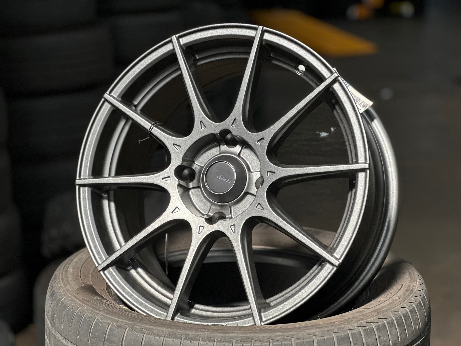 New 16X7 ET40 Advanti Storm S1 Rim (4 wheel) Matt Gunmetal 4X114.3 ...