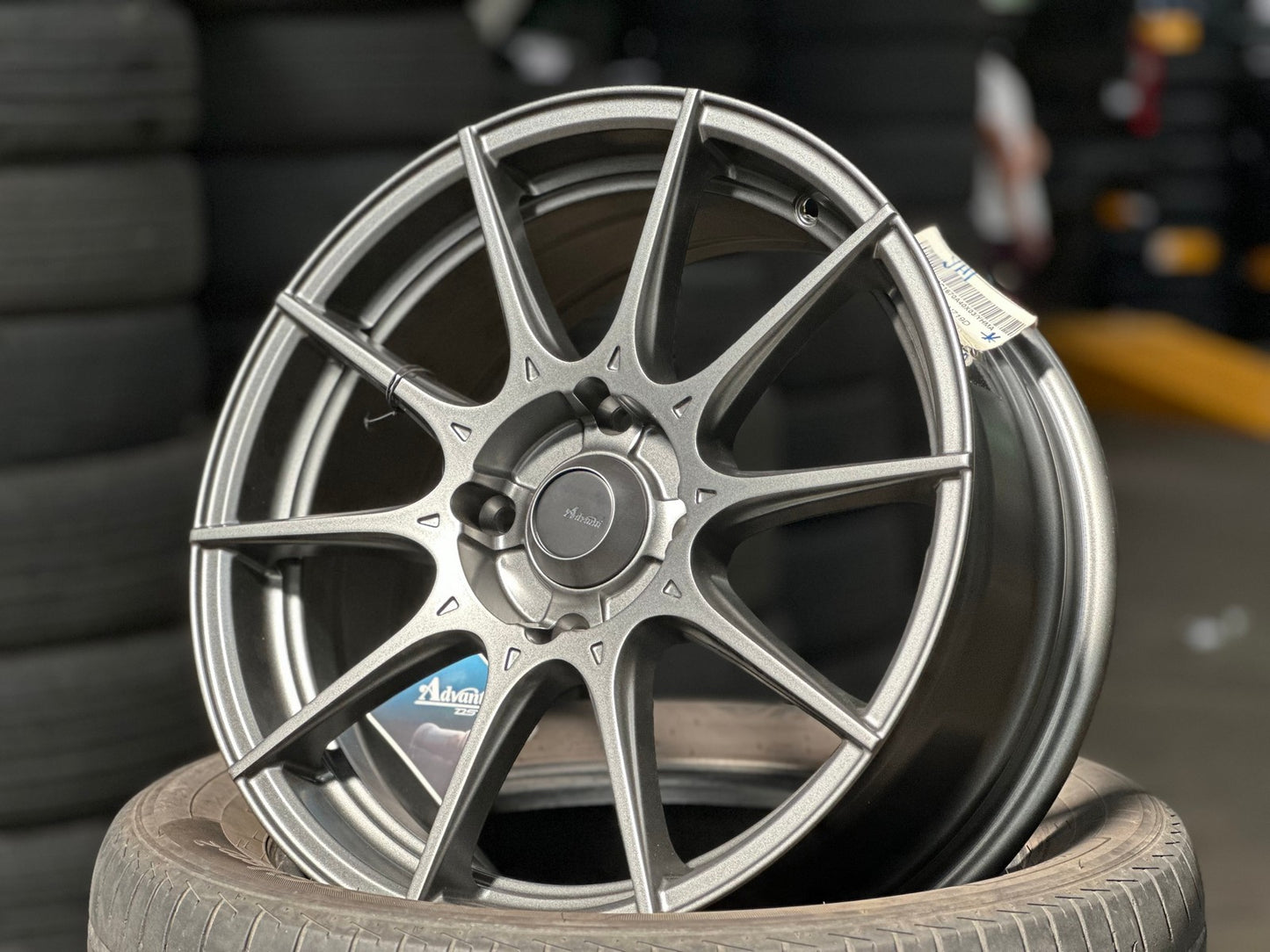 New 16X7 ET40 Advanti Storm S1 Rim (4 wheel) Matt Gunmetal 4X114.3
