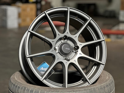 New 16X7 ET40 Advanti Storm S1 Rim (4 wheel) Matt Gunmetal 4X114.3