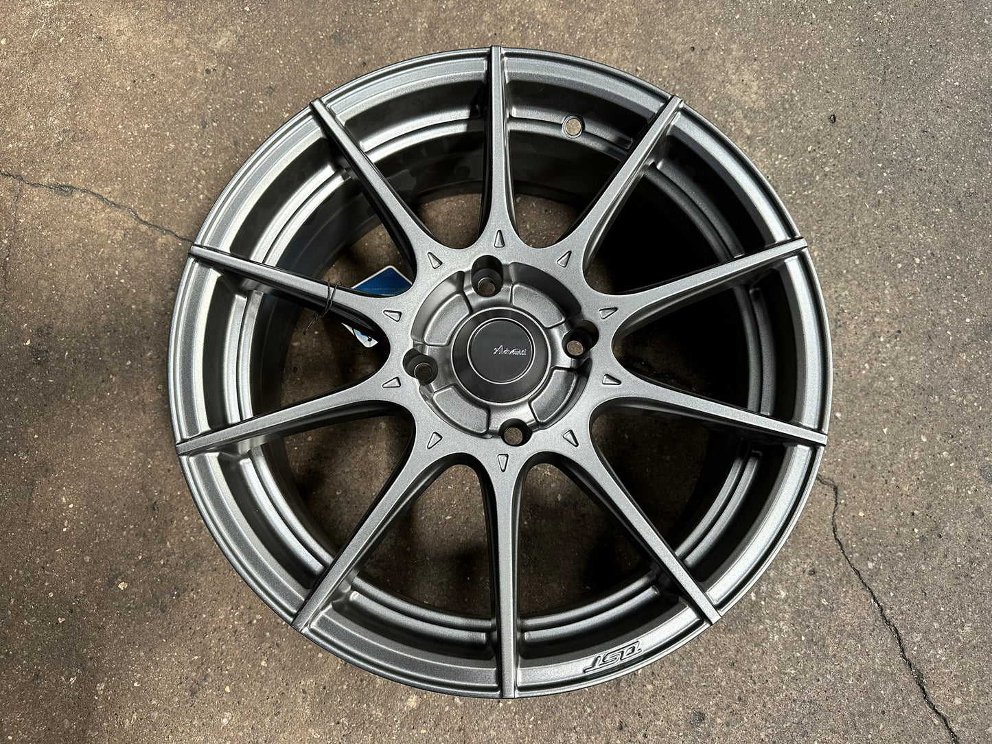 New 16X7 ET40 Advanti Storm S1 Rim (4 wheel) Matt Gunmetal 4X114.3
