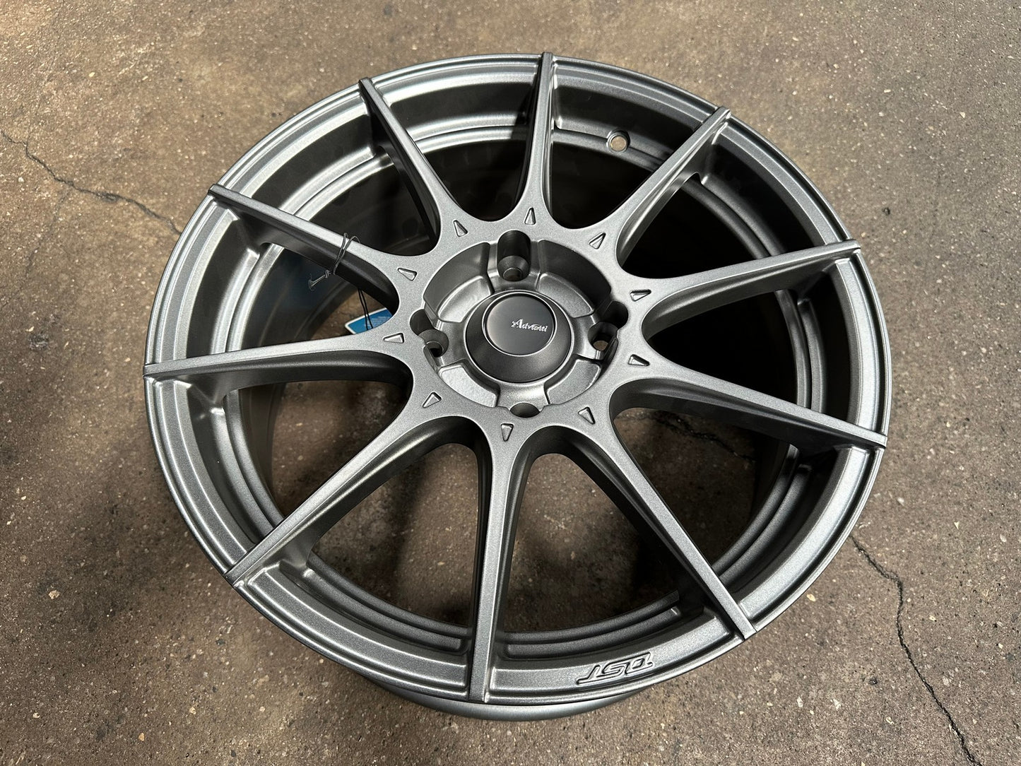 New 16X7 ET40 Advanti Storm S1 Rim (4 wheel) Matt Gunmetal 4X114.3
