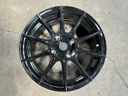 New 16X7 ET40 Advanti Storm S1 Rim (4 wheel) Gloss Black 4X114.3