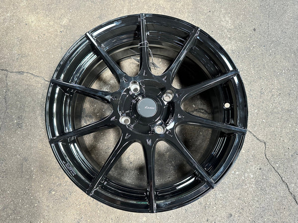New 16X7 ET40 Advanti Storm S1 Rim (4 wheel) Gloss Black 4X114.3