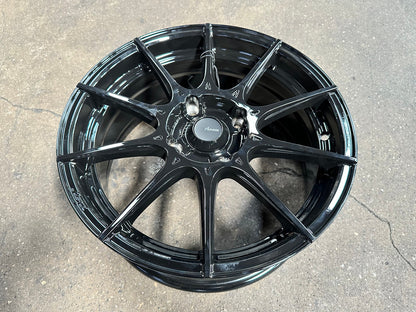New 16X7 ET40 Advanti Storm S1 Rim (4 wheel) Gloss Black 4X114.3