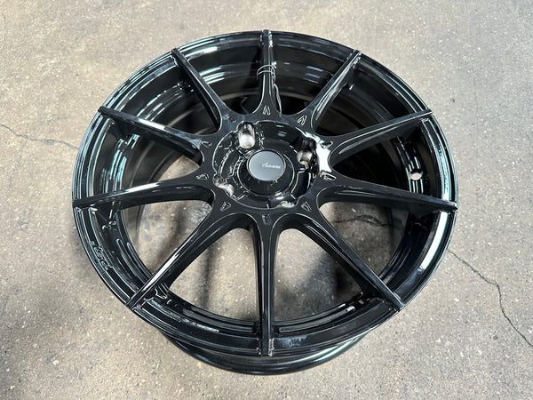 New 16X7 ET40 Advanti Storm S1 Rim (4 wheel) Gloss Black 4X114.3