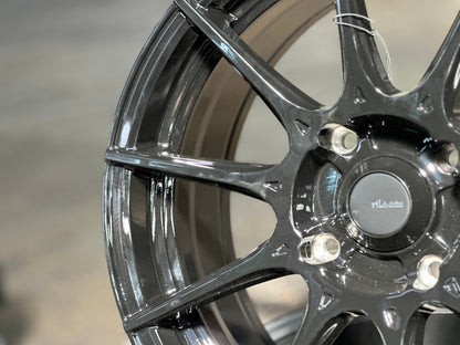 New 16X7 ET40 Advanti Storm S1 Rim (4 wheel) Gloss Black 4X114.3