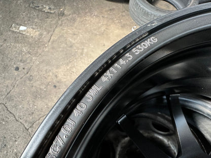 New 16X7 ET40 Advanti Storm S1 Rim (4 wheel) Gloss Black 4X114.3