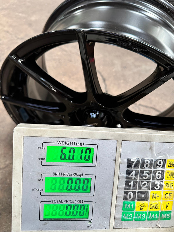 New 16X7 ET40 Advanti Storm S1 Rim (4 wheel) Gloss Black 4X114.3