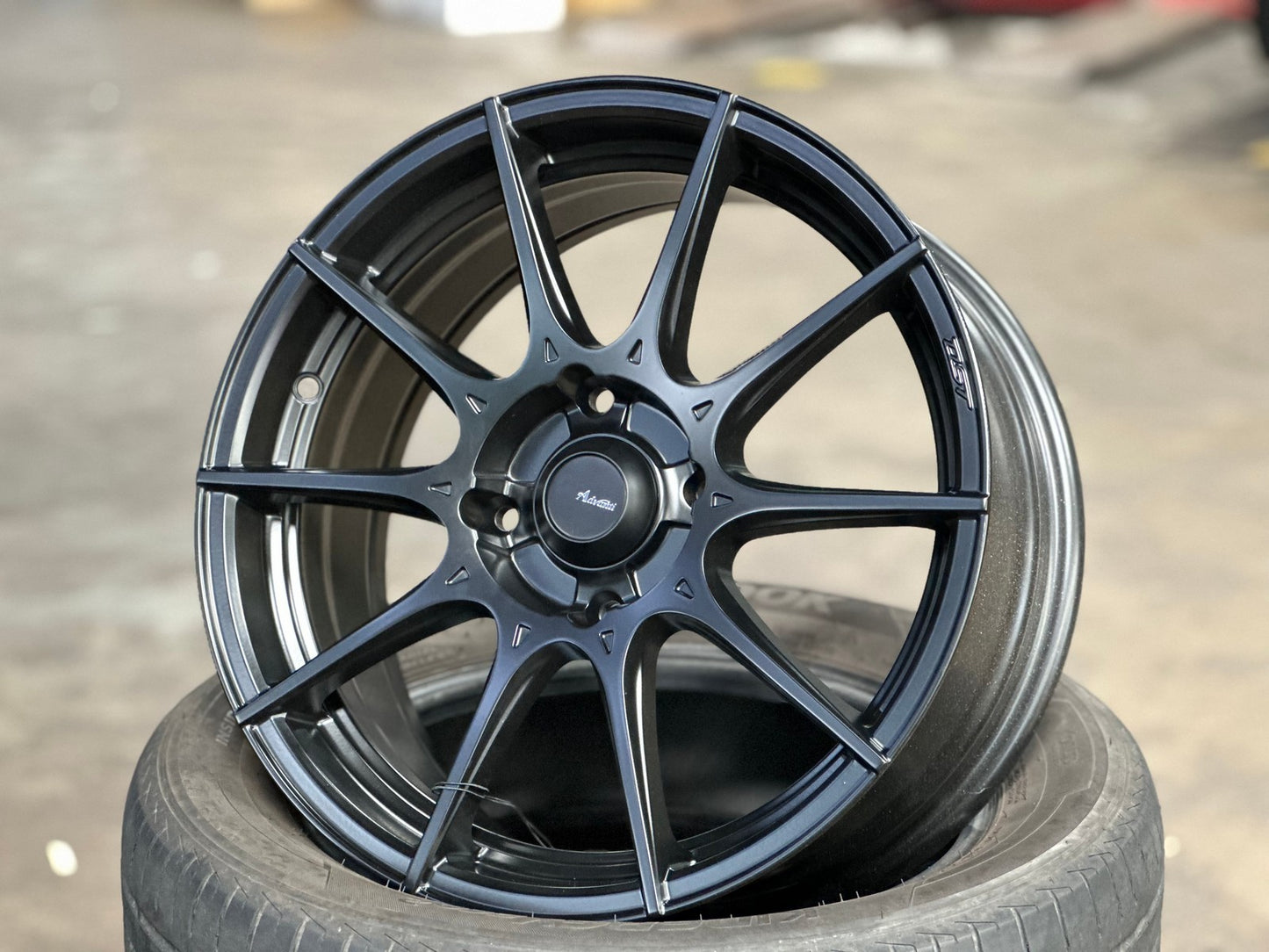 New 16X7 ET40 Advanti Storm S1 Rim (4 wheel) Matt Black 4X114.3