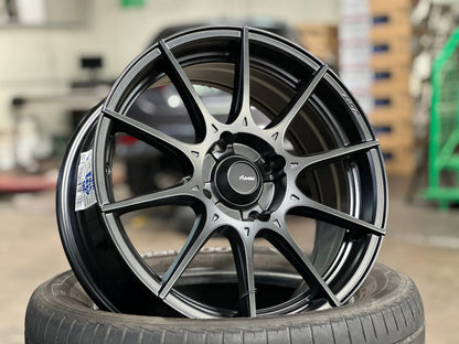 New 16X7 ET40 Advanti Storm S1 Rim (4 wheel) Matt Black 4X114.3