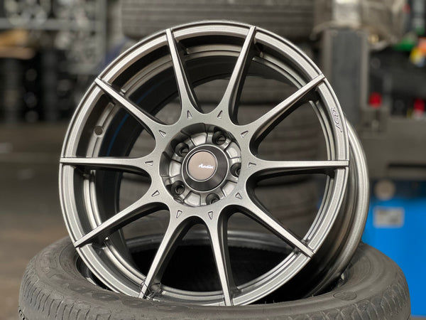 New 16X7 ET40 Advanti Storm S1 Rim (4 wheel) Matt Gunmetal 5X100
