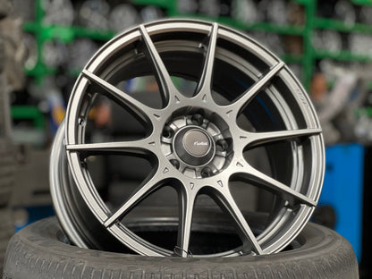 New 16X7 ET40 Advanti Storm S1 Rim (4 wheel) Matt Gunmetal 5X100