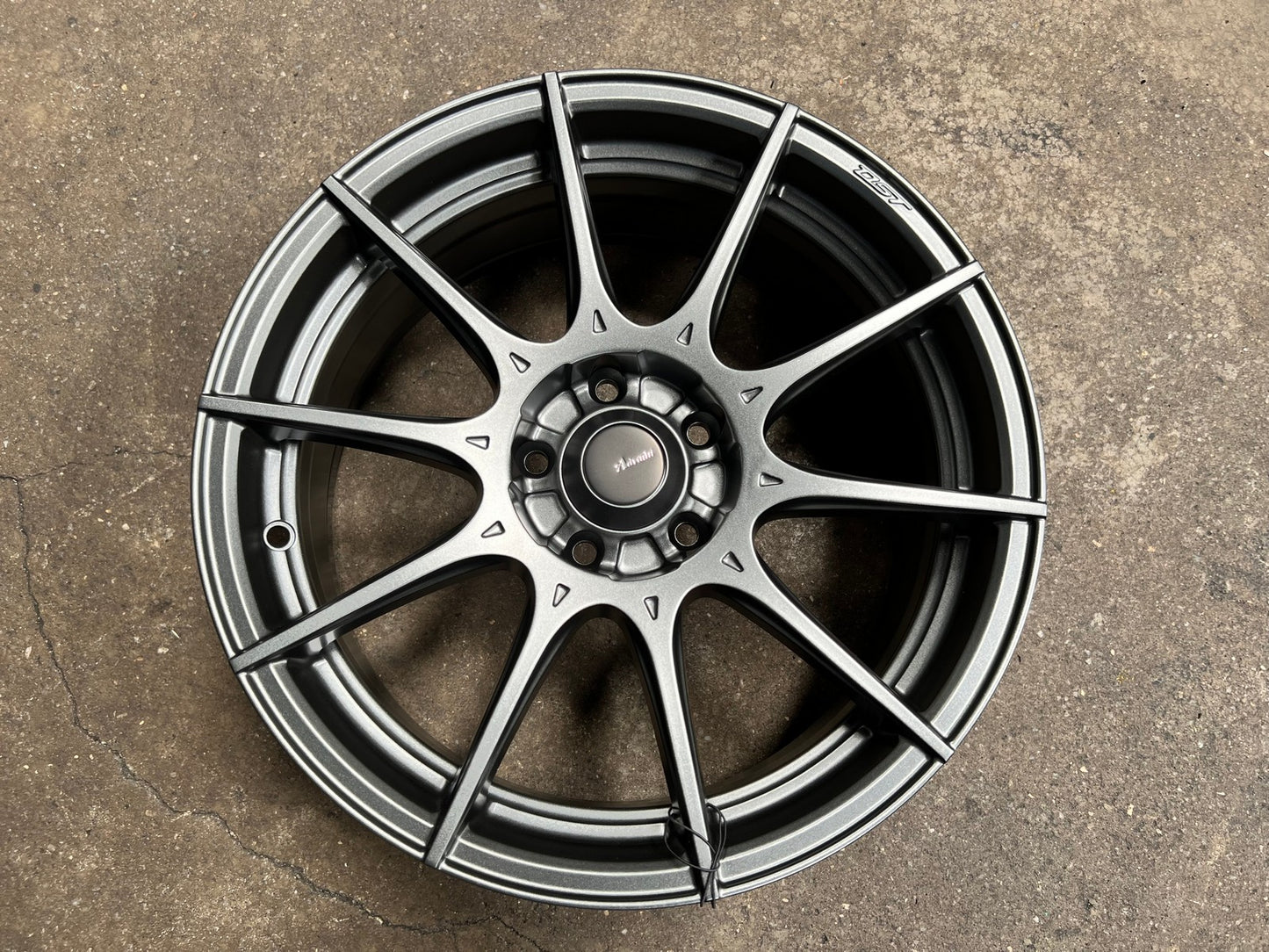 New 16X7 ET40 Advanti Storm S1 Rim (4 wheel) Matt Gunmetal 5X100