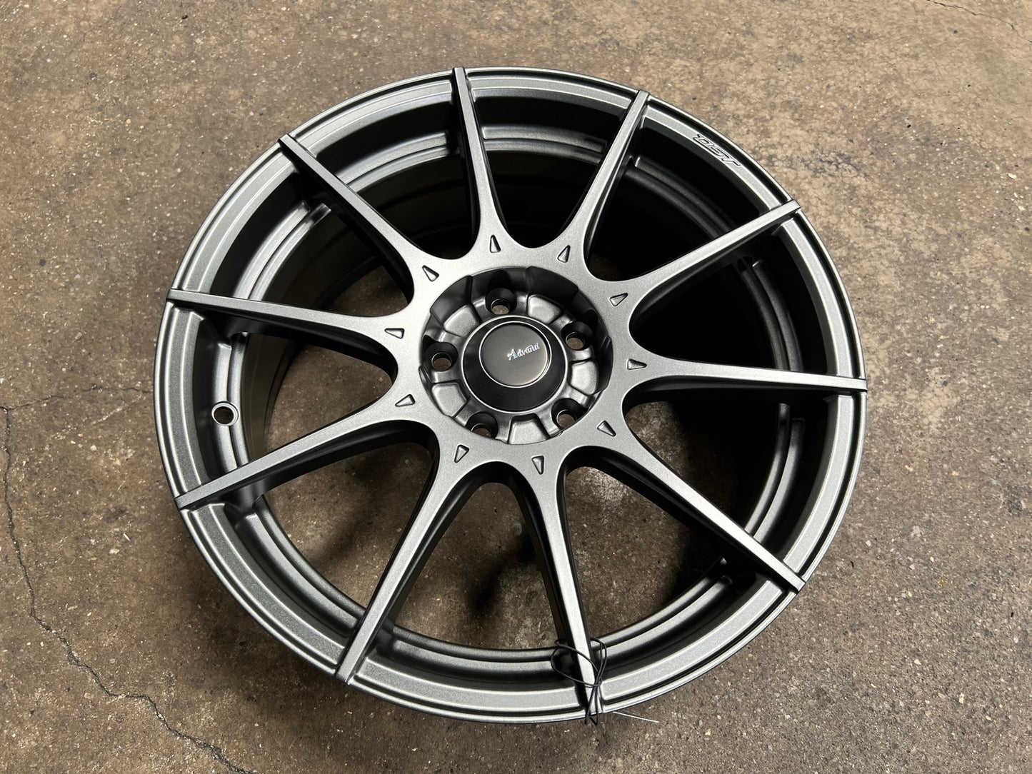 New 16X7 ET40 Advanti Storm S1 Rim (4 wheel) Matt Gunmetal 5X100