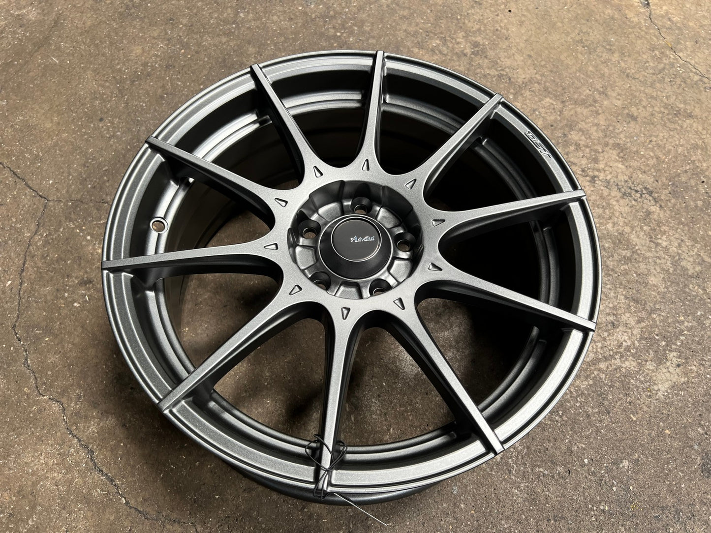 New 16X7 ET40 Advanti Storm S1 Rim (4 wheel) Matt Gunmetal 5X100