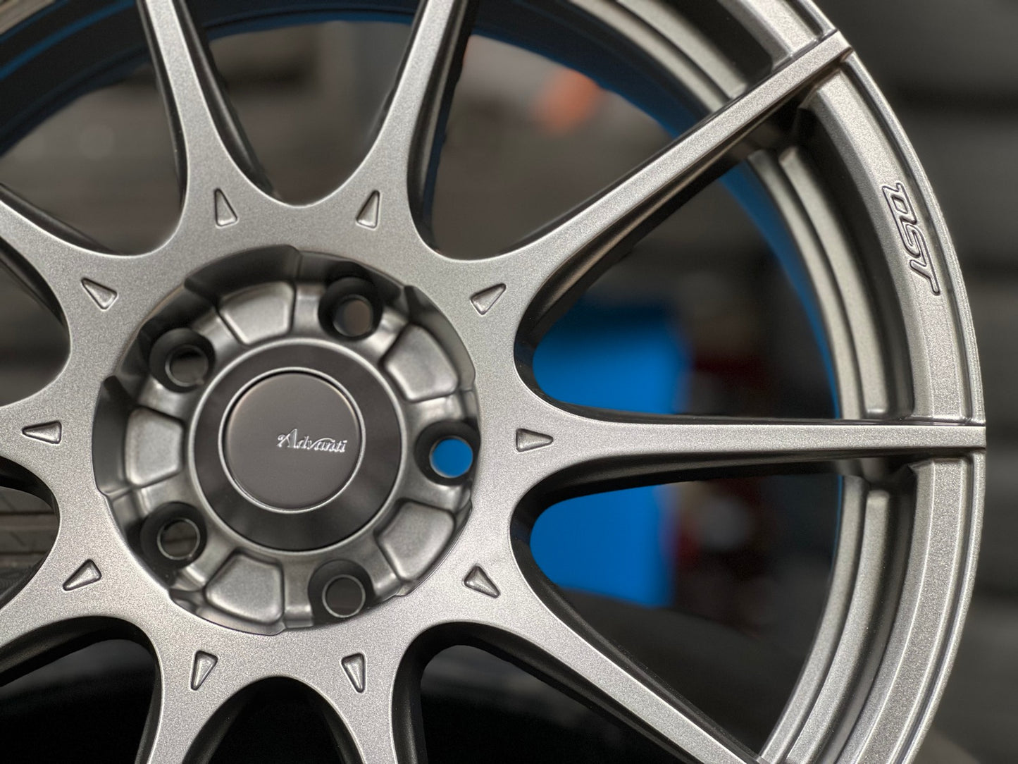 New 16X7 ET40 Advanti Storm S1 Rim (4 wheel) Matt Gunmetal 5X100