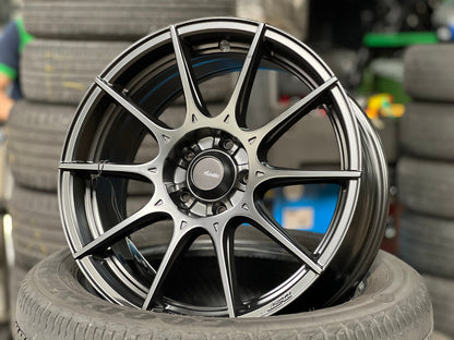 New 16X7 ET40 Advanti Storm S1 Rim (4 wheel) Matt Black 5X100